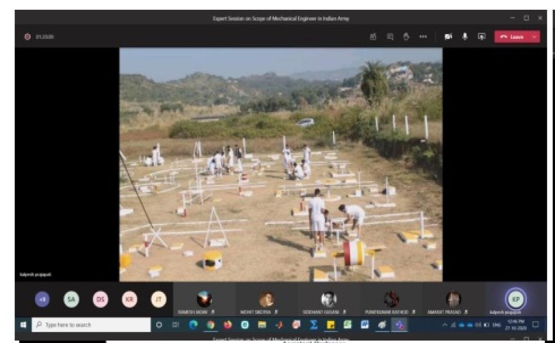 An Online Expert Session REPORT on   “Scope of Mechanical Engineer in Indian Army” 