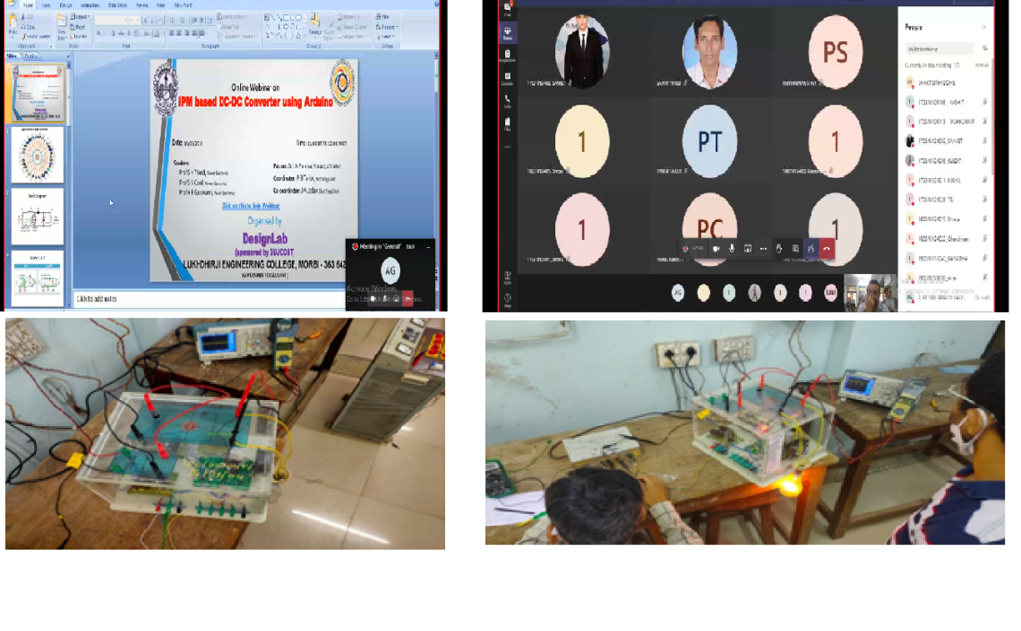 Online webinar on “IPM based DC-DC CONVERTER using Arduino” 