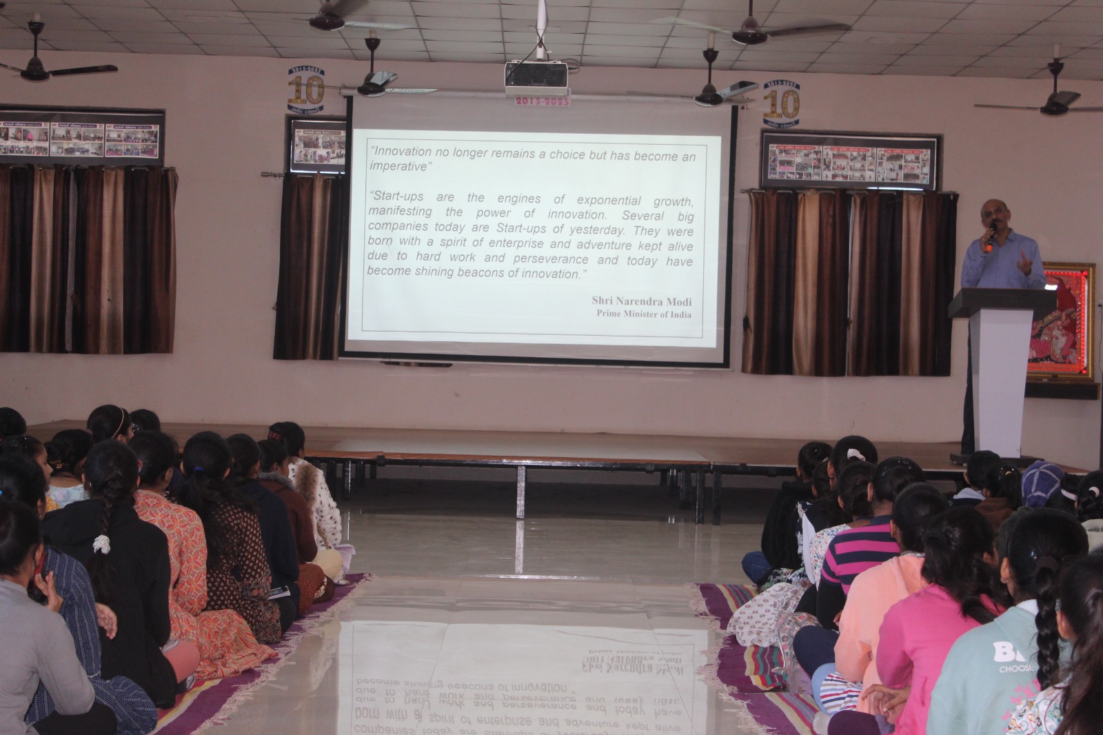 SSIP 2.0 Sensitization/Outreach Workshop conducted at Sarthak Vidyamandir, Morbi